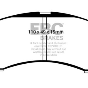 EBC Ultimax front brake pads for Suzuki Baleno