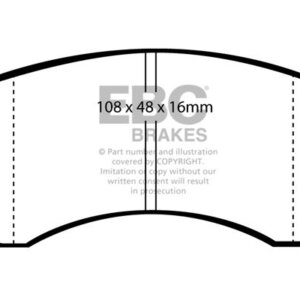 EBC Ultimax front brake pads for Nissan Almera