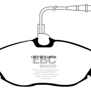 EBC Ultimax front brake pads for Peugeot 306, Peugeot 406