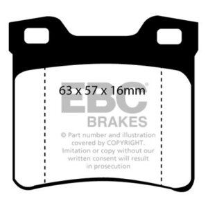 EBC Ultimax rear brake pads for Peugeot 406