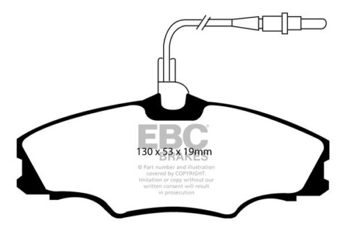 EBC Ultimax front brake pads for Peugeot 406