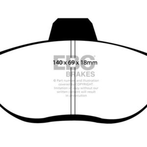 EBC Ultimax front brake pads for Citroën Evasion