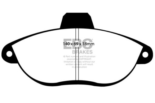 EBC Ultimax front brake pads for Citroën Evasion
