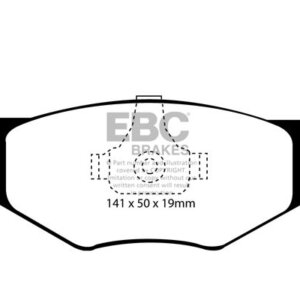 EBC Ultimax front brake pads for VW Golf, VW Vento