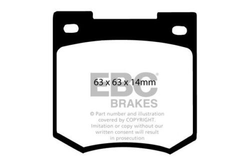 EBC Ultimax front brake pads for Austin Allegro, Austin Maxi
