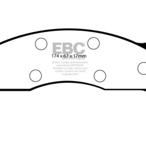 EBC Ultimax front brake pads for Kia Sportage