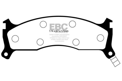 EBC Ultimax front brake pads for Kia Sportage