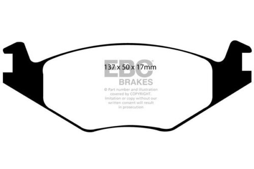 EBC Ultimax front brake pads for VW Caddy