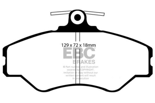 EBC Ultimax front brake pads for Hyundai H100, Hyundai H150