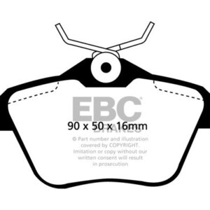EBC Ultimax stražnje kočione pločice za Alfa Romeo 156, Alfa Romeo 166