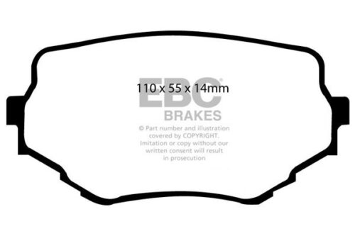 EBC Ultimax front brake pads for Suzuki Vitara, Suzuki Grand Vitara