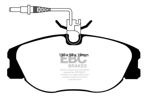 EBC Ultimax front brake pads for Citroën Evasion