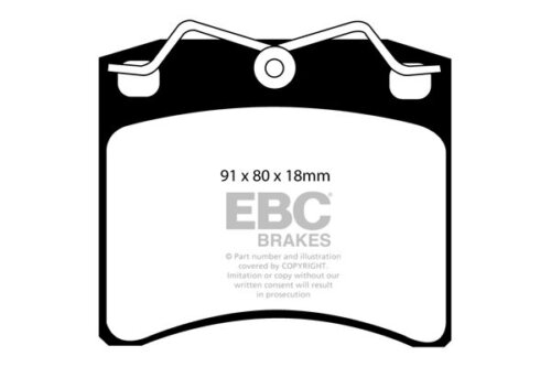 EBC Ultimax front brake pads for VW Transporter