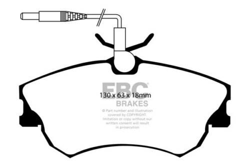 EBC Ultimax front brake pads for Renault Espace
