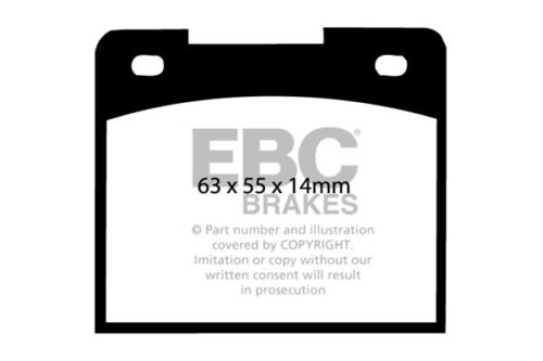 EBC Ultimax front brake pads for Volvo 240, Volvo 260