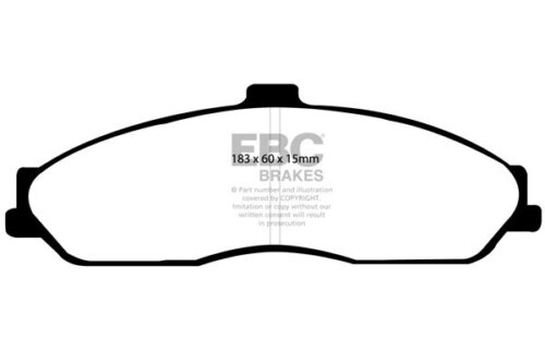EBC Ultimax front brake pads for Chevrolet Corvette, Holden Monaro
