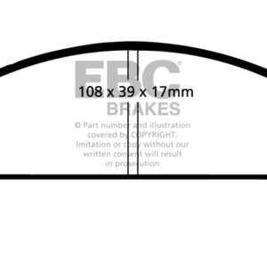 EBC Ultimax prednje kočione pločice za Fiat Fiorino, Fiat 125
