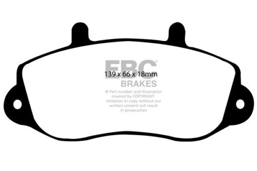 EBC Ultimax front brake pads for Opel Movano
