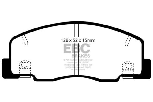 EBC Ultimax prednje kočione pločice za Toyota Previa