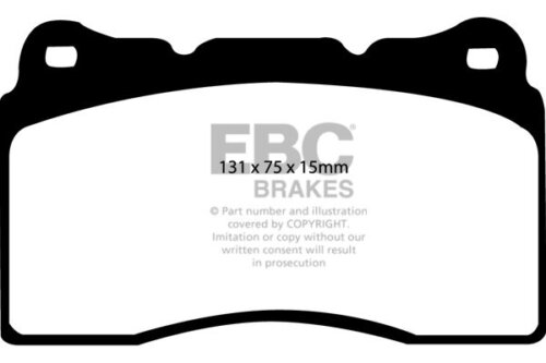 EBC Ultimax front brake pads for Chevrolet Corvette, Renault Megane