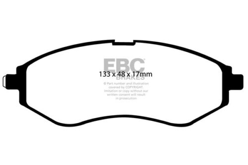 EBC Ultimax front brake pads for Chevrolet Aveo, Chevrolet Astro