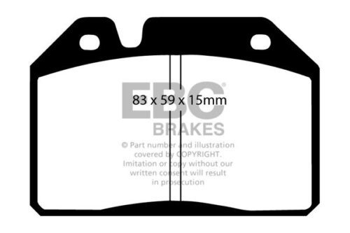 EBC Ultimax front brake pads for Peugeot 204, Peugeot 304
