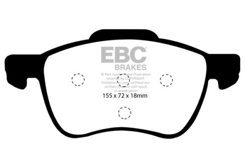 EBC Ultimax front brake pads for Volvo S60, Volvo S80