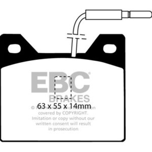 EBC Ultimax stražnje kočione pločice za Peugeot 504