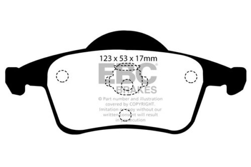 EBC Ultimax rear brake pads for Volvo S60, Volvo S80