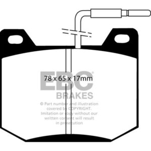 EBC Ultimax prednje kočione pločice za Peugeot 504, Peugeot 504 Pick-up