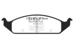 EBC Ultimax front brake pads for Chrysler Sebring