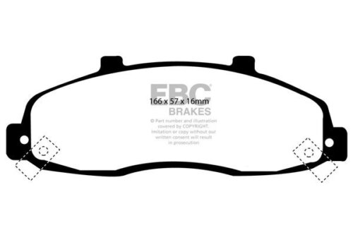 EBC Ultimax front brake pads for Ford F-150, Lincoln Blackwood