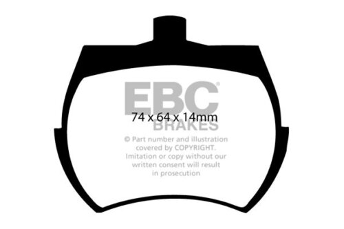 EBC Ultimax front brake pads for Innocenti Mini, Rover Mini