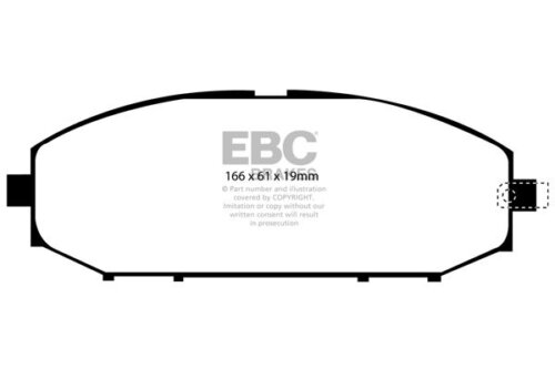 EBC Ultimax prednje kočione pločice za Nissan Patrol