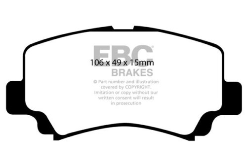 EBC Ultimax front brake pads for Opel Agila