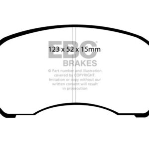 EBC Ultimax front brake pads for Mazda 323