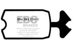 EBC Ultimax front brake pads for Citroën 2CV, Citroën Dyane