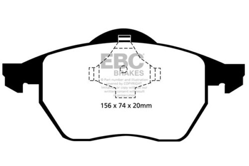 EBC Ultimax front brake pads for Audi A3