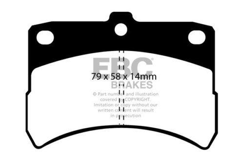 EBC Ultimax front brake pads for Daihatsu Cuore