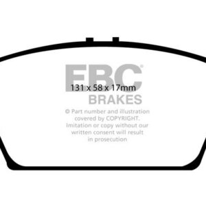 EBC Ultimax prednje kočione pločice za MG ZS, MG ZR