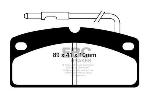 EBC Ultimax front brake pads for Piaggio M500
