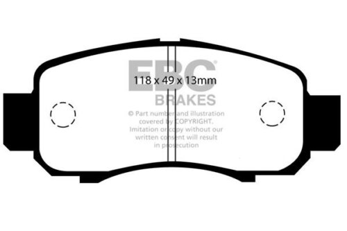 EBC Ultimax front brake pads for Honda Insight