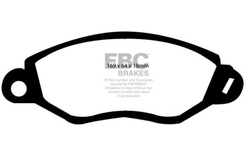 EBC Ultimax front brake pads for Ford Transit