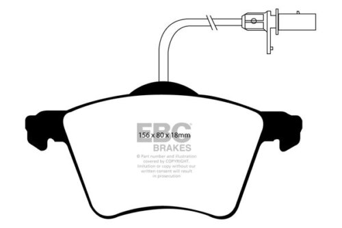 EBC Ultimax front brake pads for SEAT Alhambra, Ford Galaxy