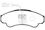 EBC Ultimax front brake pads for Citroën Jumper, Fiat Ducato