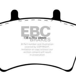 EBC Ultimax prednje kočione pločice za Nissan Interstar, Opel Movano