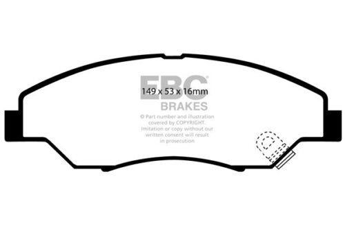 EBC Ultimax front brake pads for Kia Retona, Kia Sportage