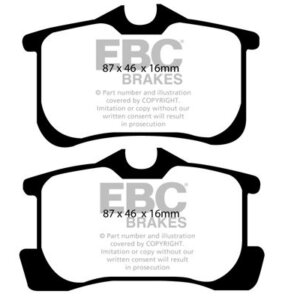 EBC Ultimax stražnje kočione pločice za Toyota Avensis, Toyota Corolla