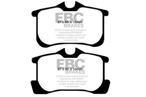EBC Ultimax rear brake pads for Toyota Avensis, Toyota Corolla