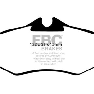 EBC Ultimax prednje kočione pločice za Citroën C2, Citroën C3 Picasso